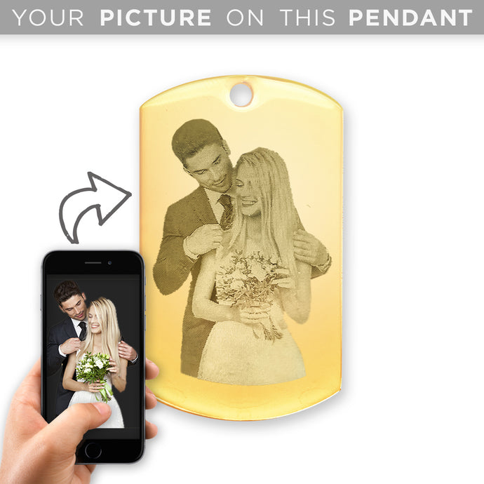 Picture Pendant Classic Dog Tag